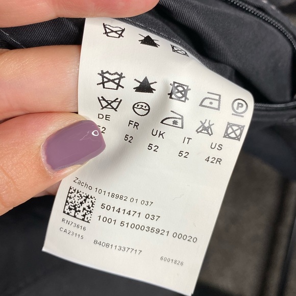 Hugo Boss // Zacho Grey Wool Coat - Picture 5 of 6